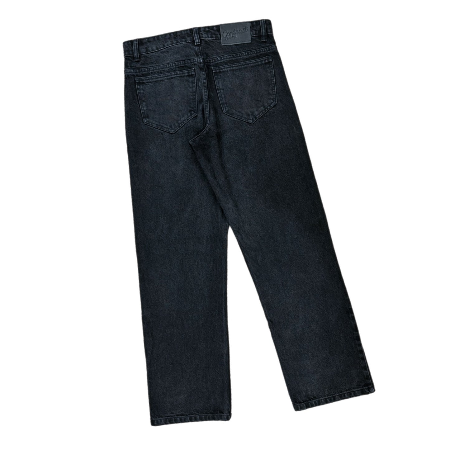 Straight Relaxed Fit Jeans - Black