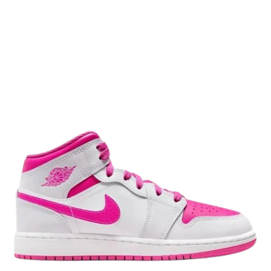 Air Jordan 1 mid (GS) Fire Pink