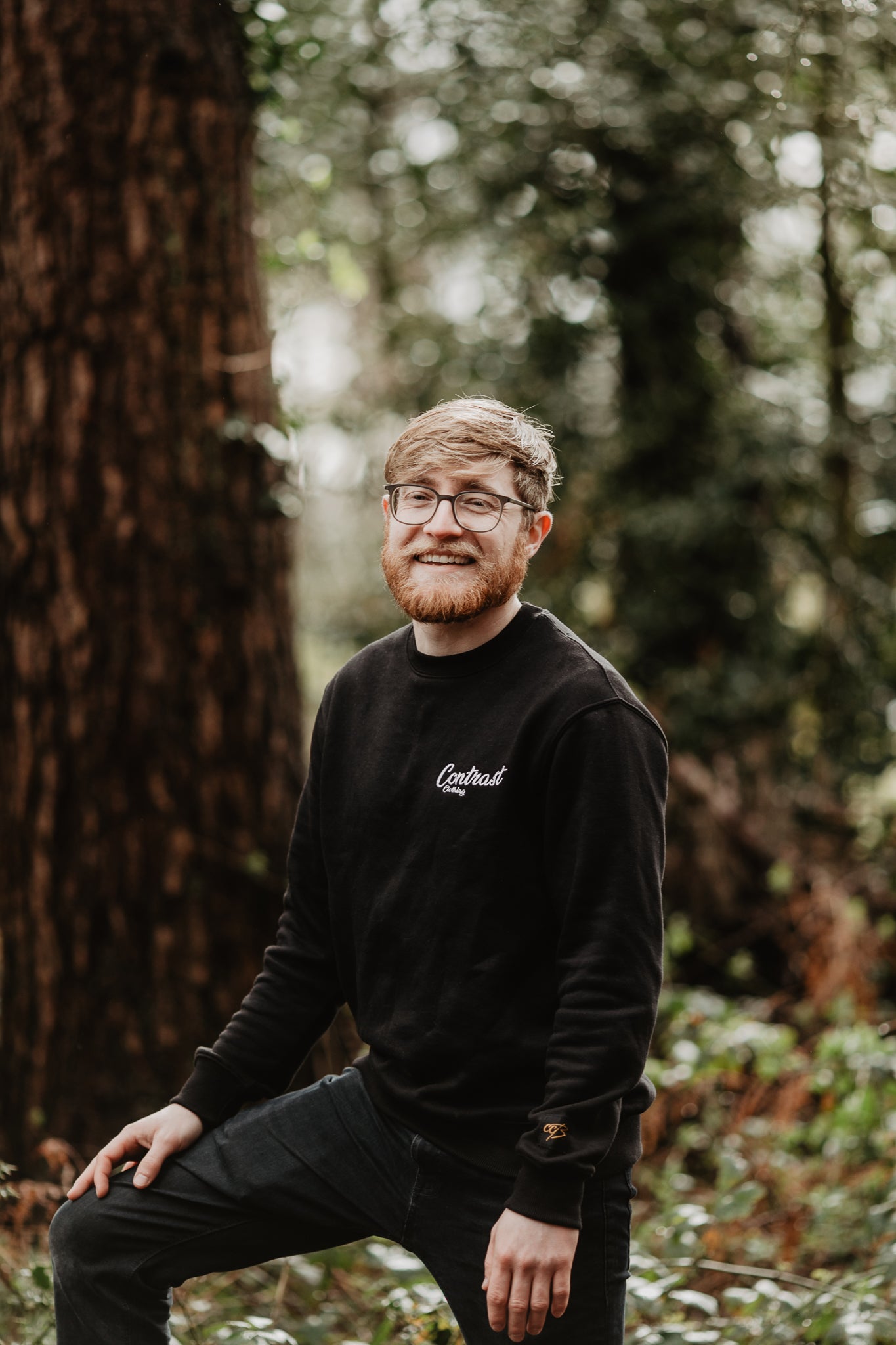 Relaxed Fit Sweatshirt - Black