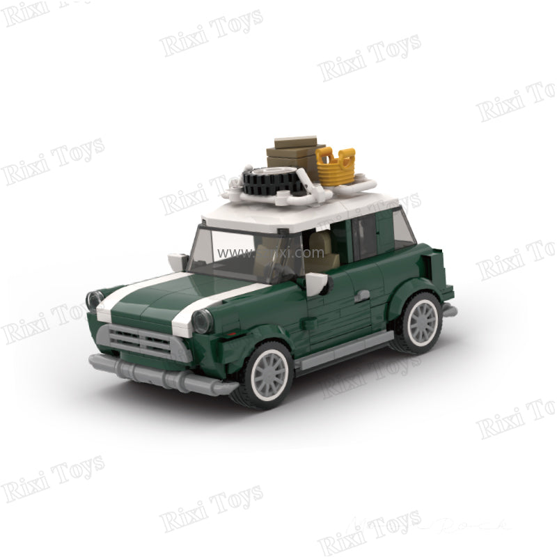 Toy car model on a white background