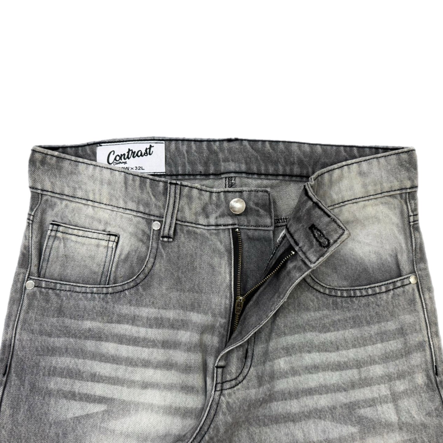 Straight Regular Fit Jeans - Grey