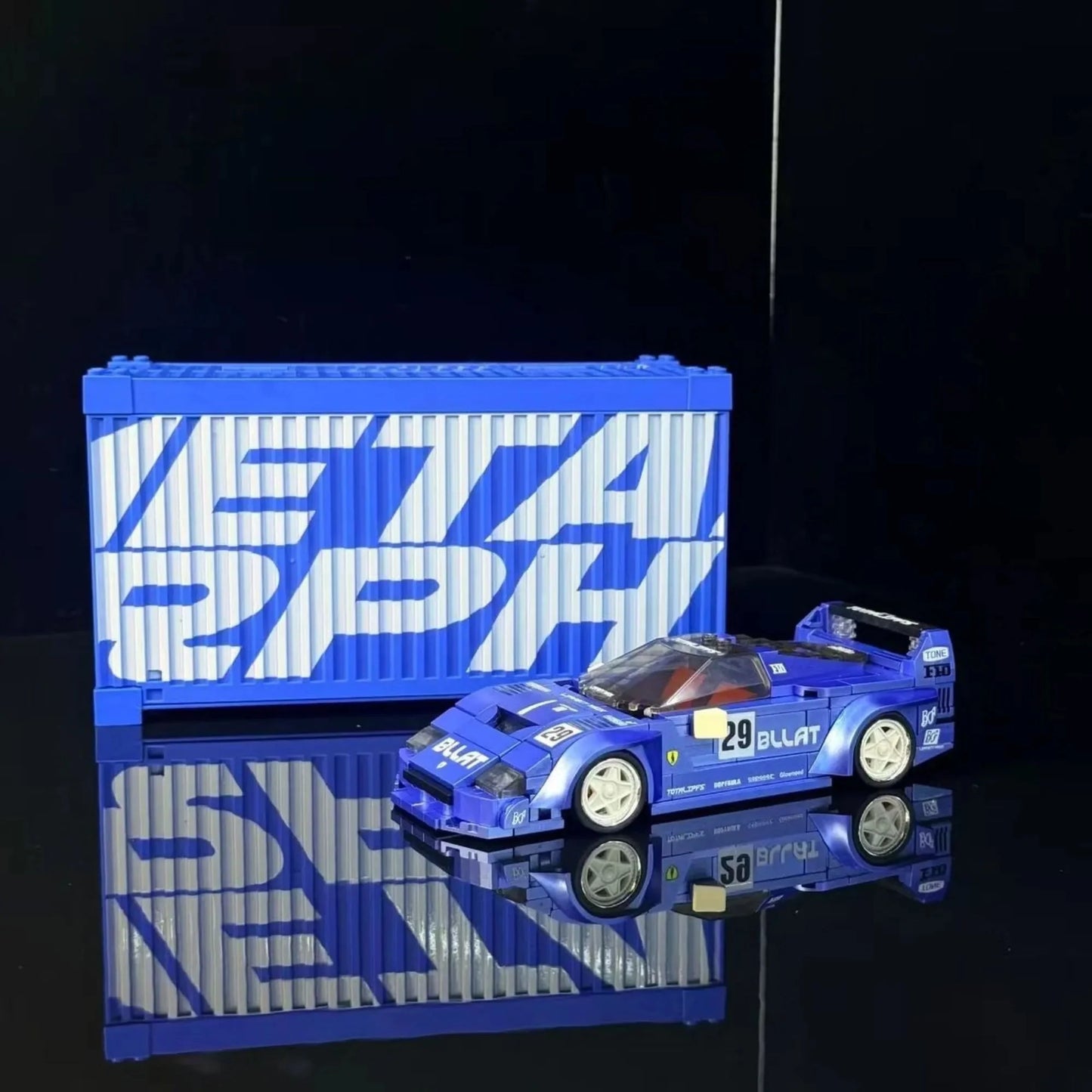 BLLAT Ferrari F40 | Lego Compatible | Car Culture Building Kit