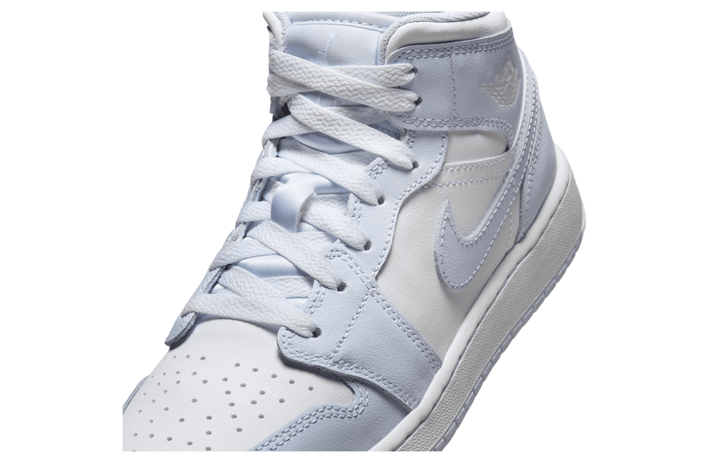 Air Jordan 1 Mid ' Bliss/Neutral Grey/White' GS