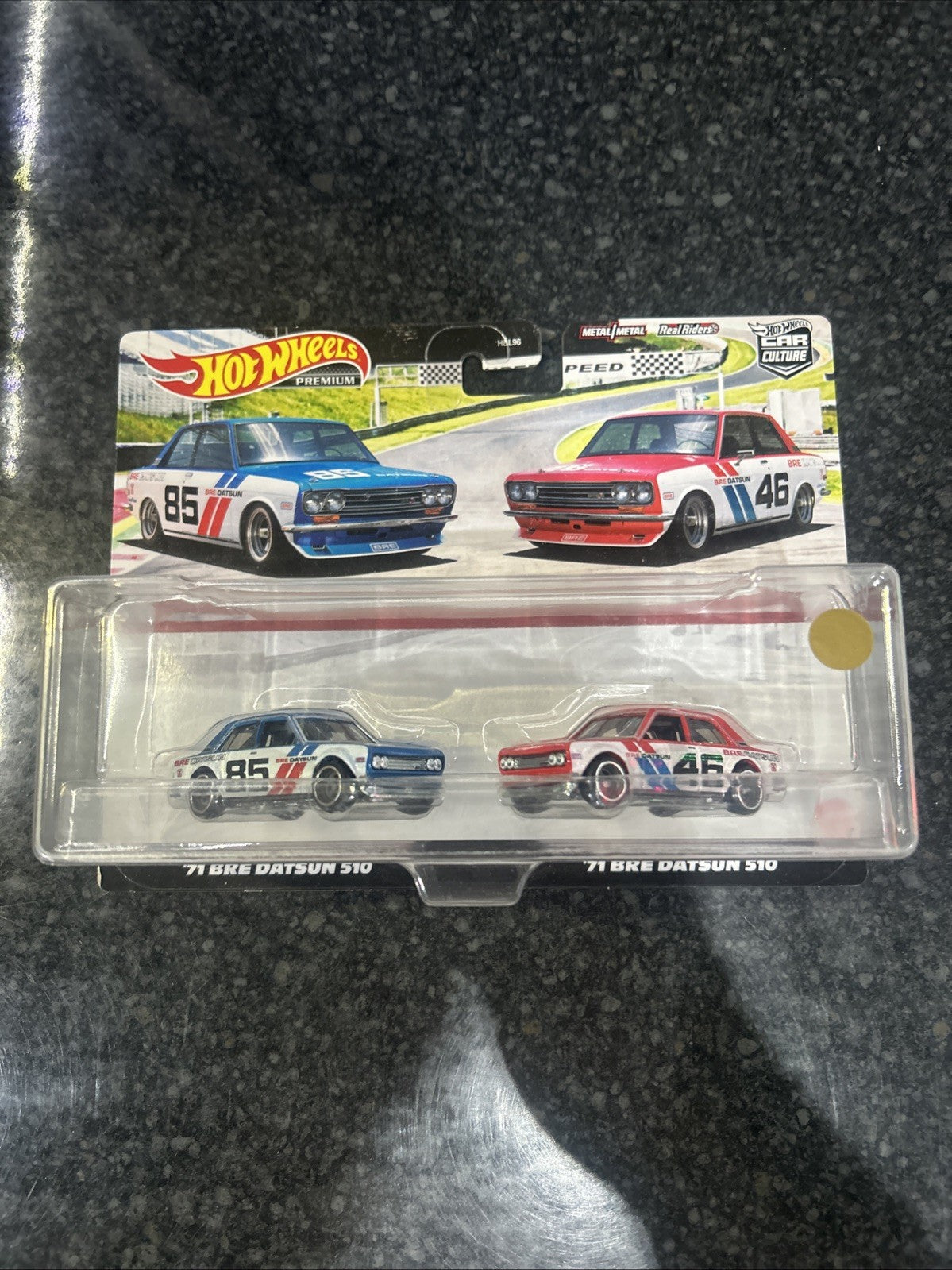 Hot Wheels Premium Car Culture 2pck Target excl '71 BRE Datsun's 510 Real Riders