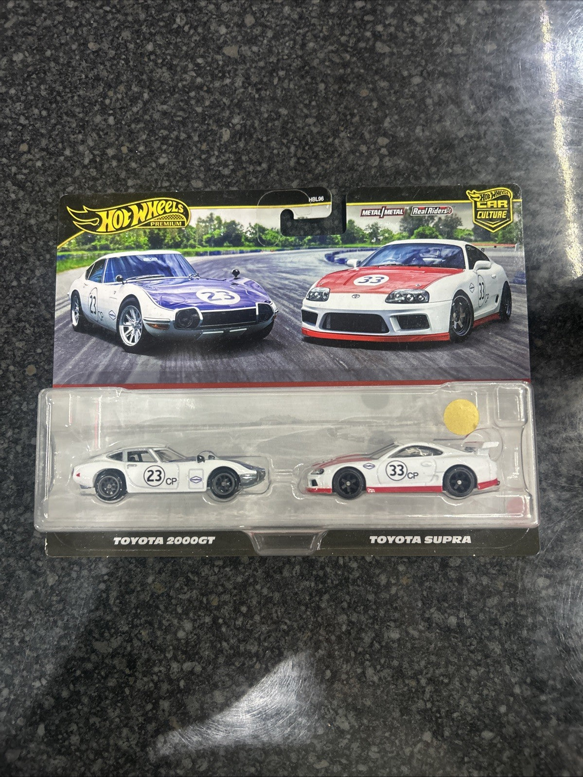 Hot Wheels Car Culture Toyota 2000gt & Toyota Supra Mint In Card