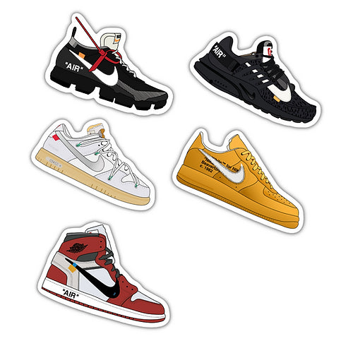 Spply Sticks - OFF White Mixed Sticker Pack