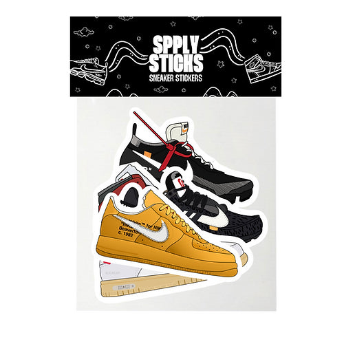 Spply Sticks - OFF White Mixed Sticker Pack