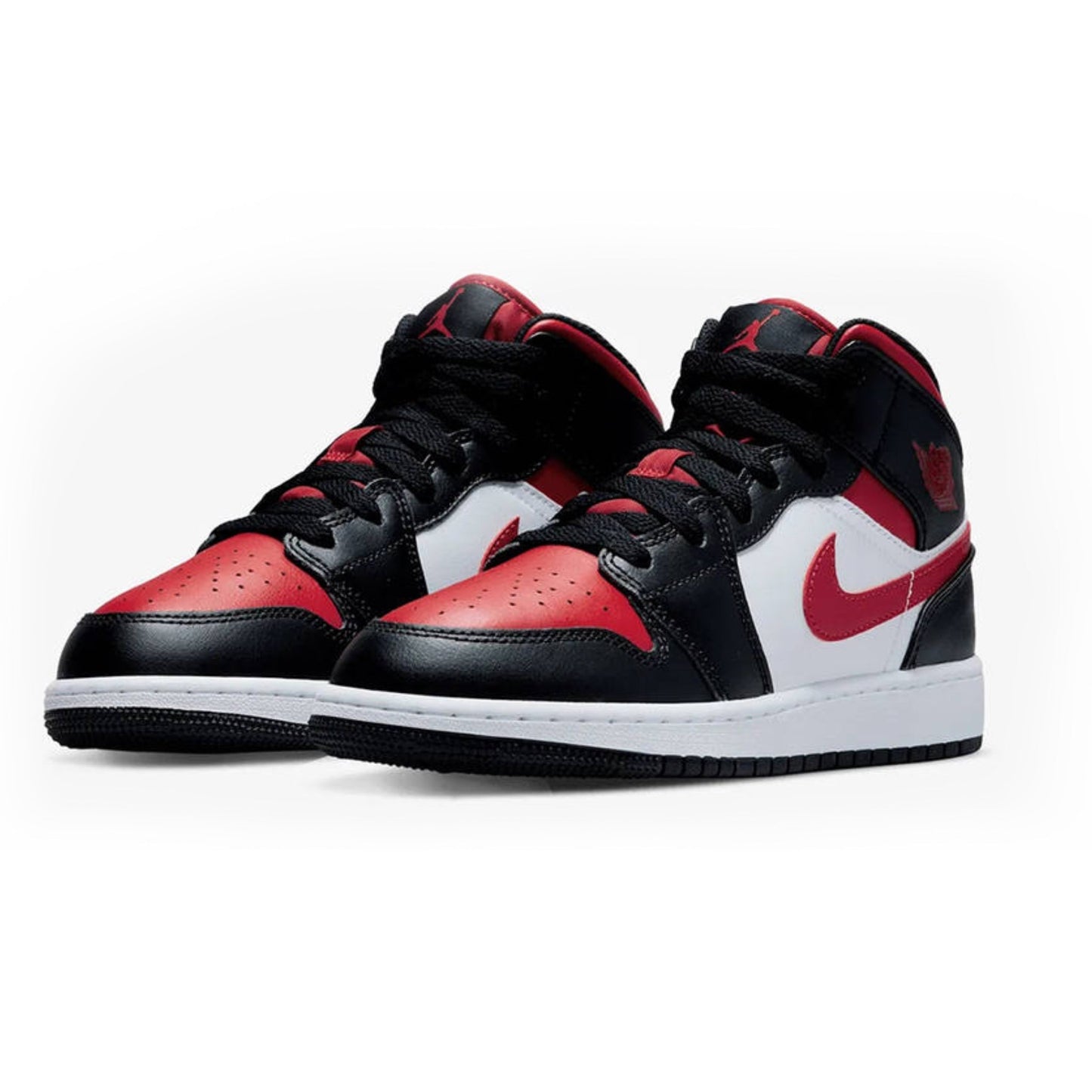 Air Jordan 1 Mid GS BRED Toe
