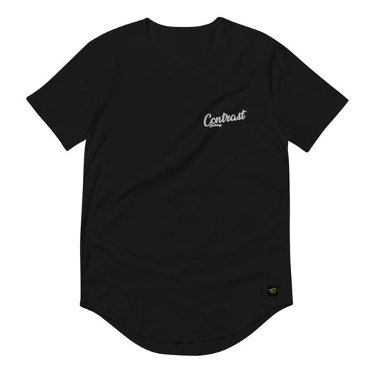 Pitch Black Long Hem T-Shirt