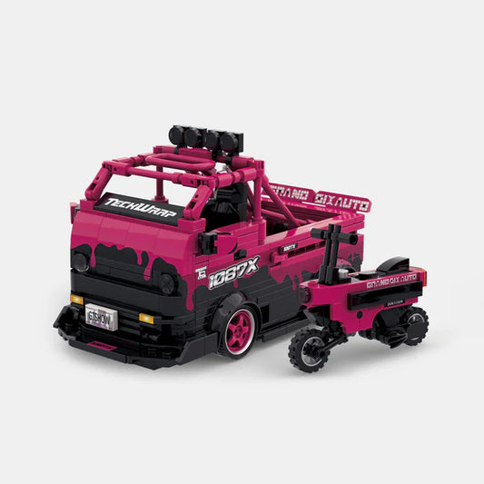 1087x Drift Team Repair Truck|| Car Culture Building Kit