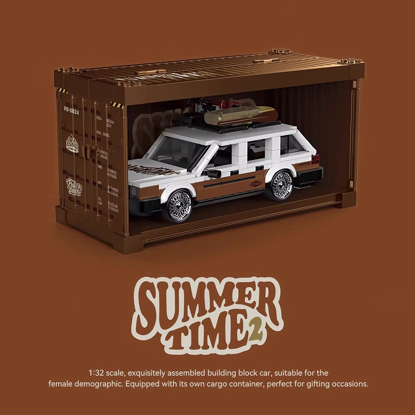Power Brick Car Culture Building  Kit