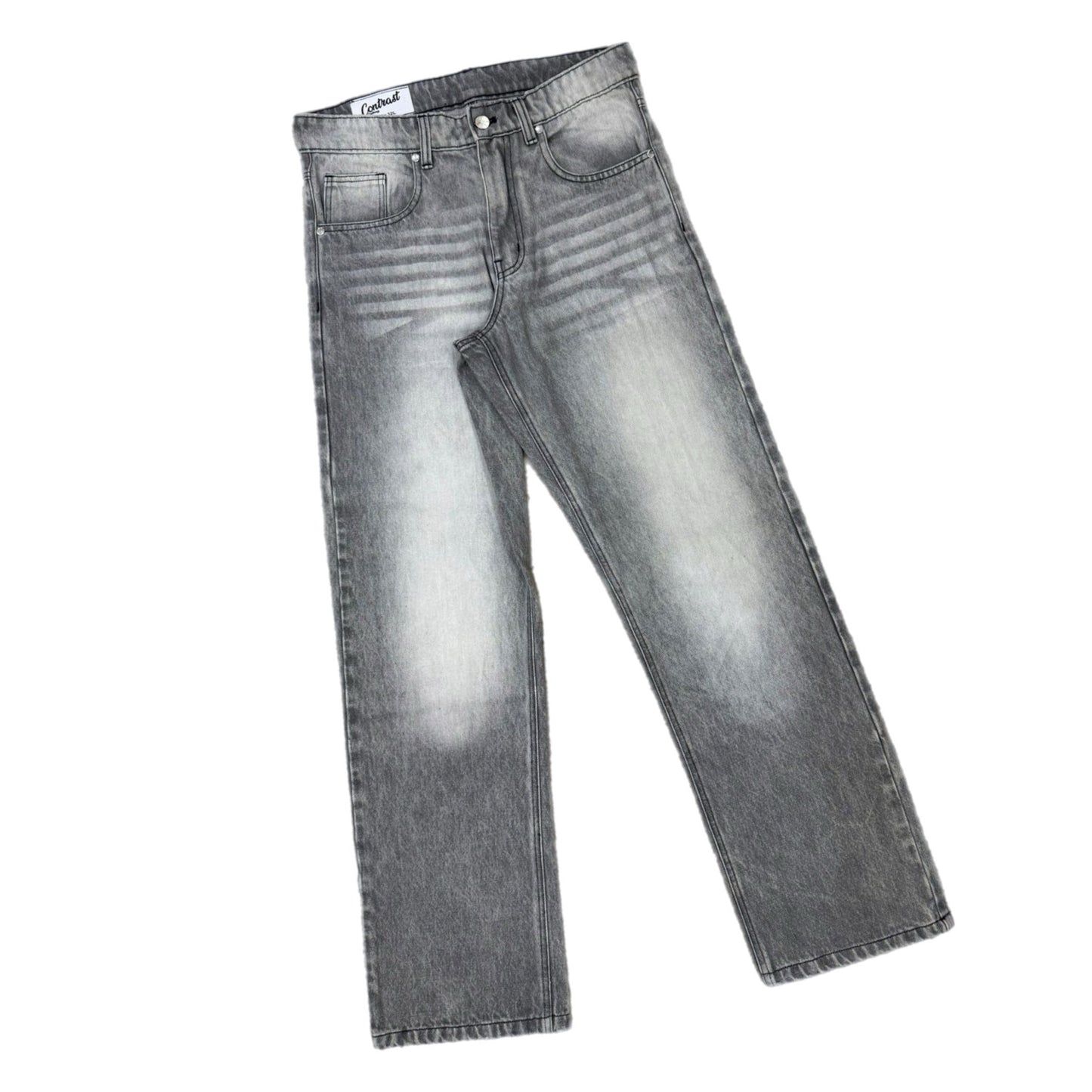 Straight Regular Fit Jeans - Grey