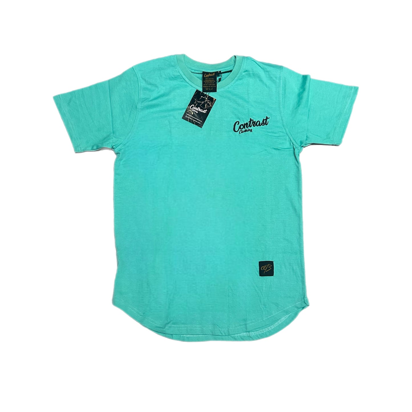 Mint Green Long Hem T-Shirt