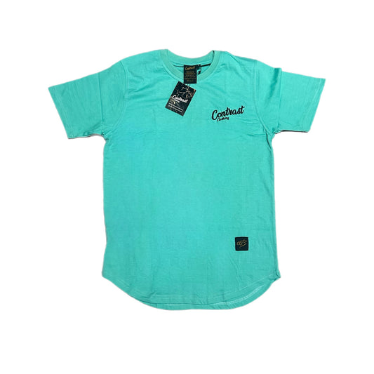 Mint Green Long Hem T-Shirt