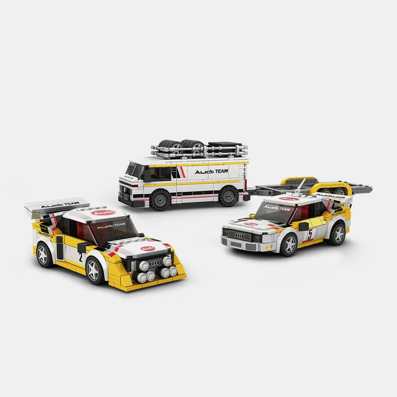 HB Audi Team Quattro| Lego Compatible | Car Culture Building Kit