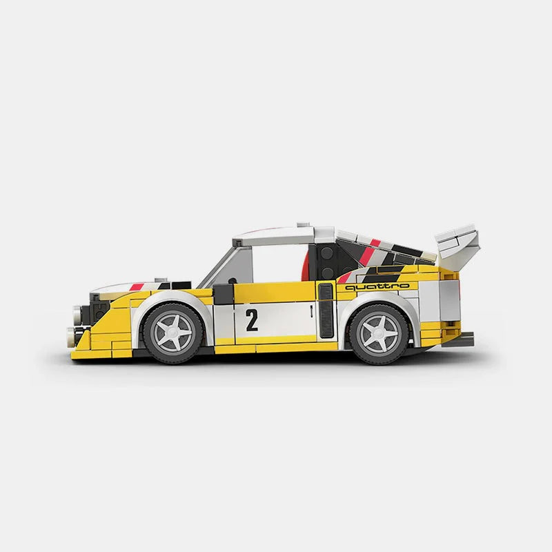HB Audi Team Quattro| Lego Compatible | Car Culture Building Kit