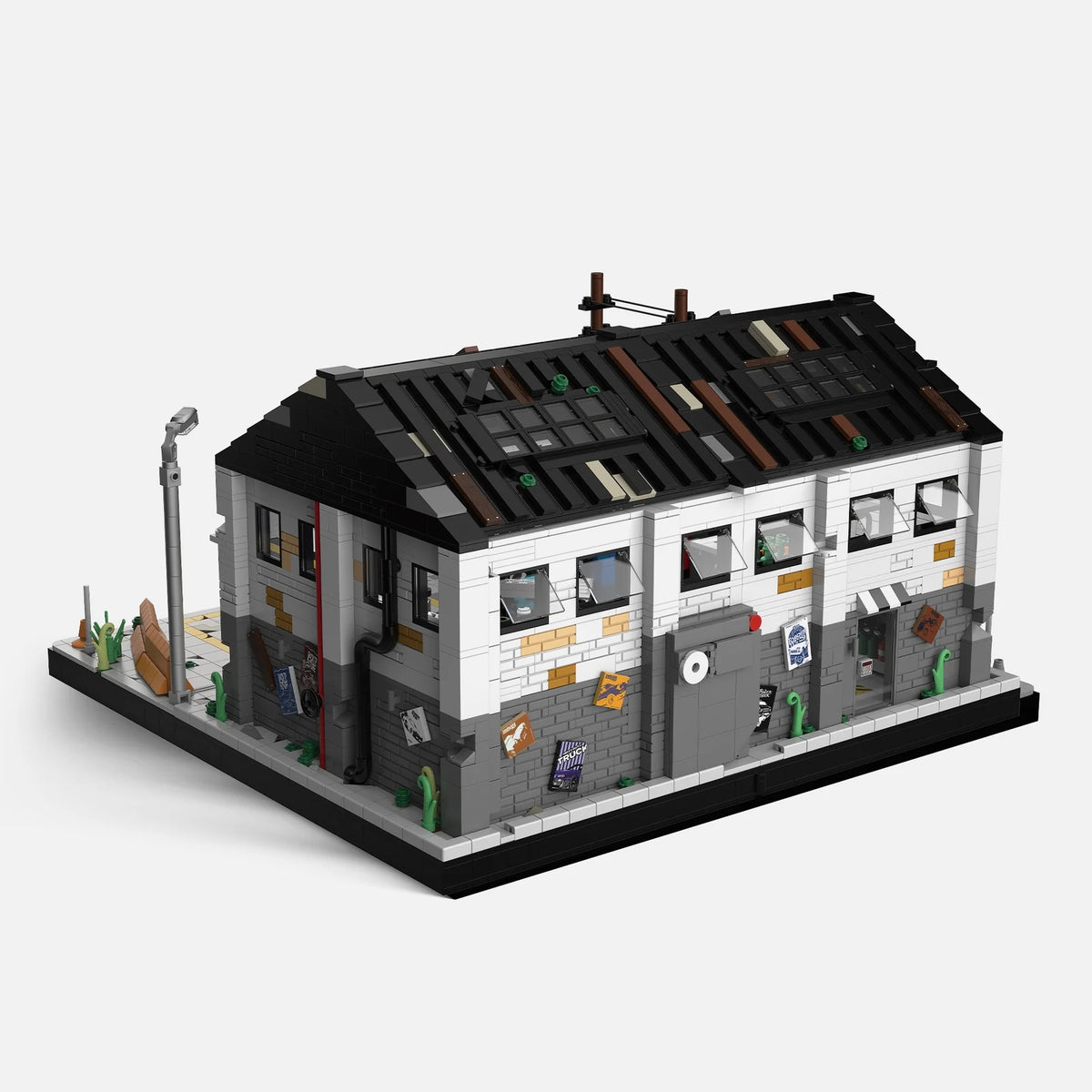 Auto Repair Shop | Lego Compatible | Car Culture Building Kit