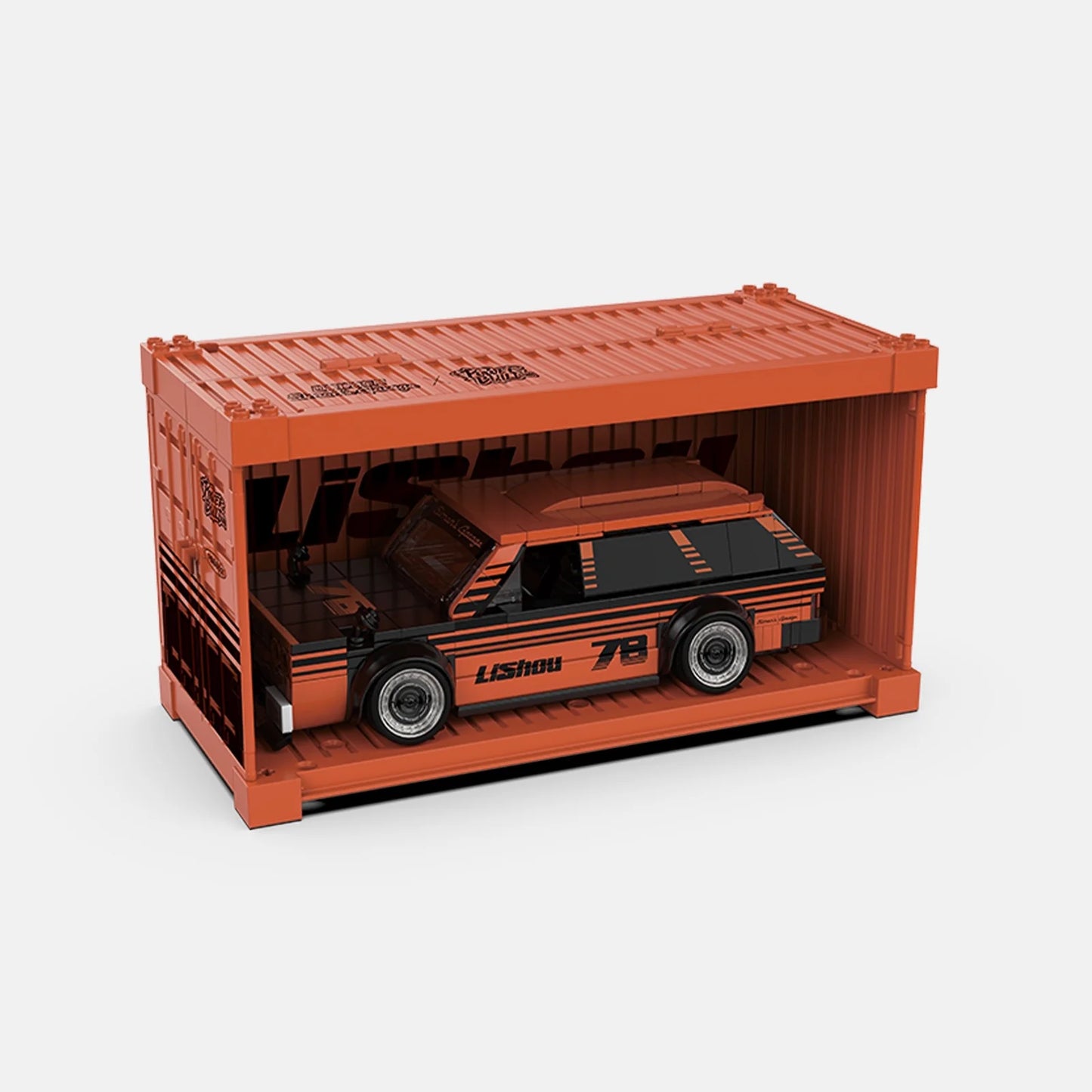 Siman's Garage 510 Wagon | Lego Compatible | Car Culture Building Kit