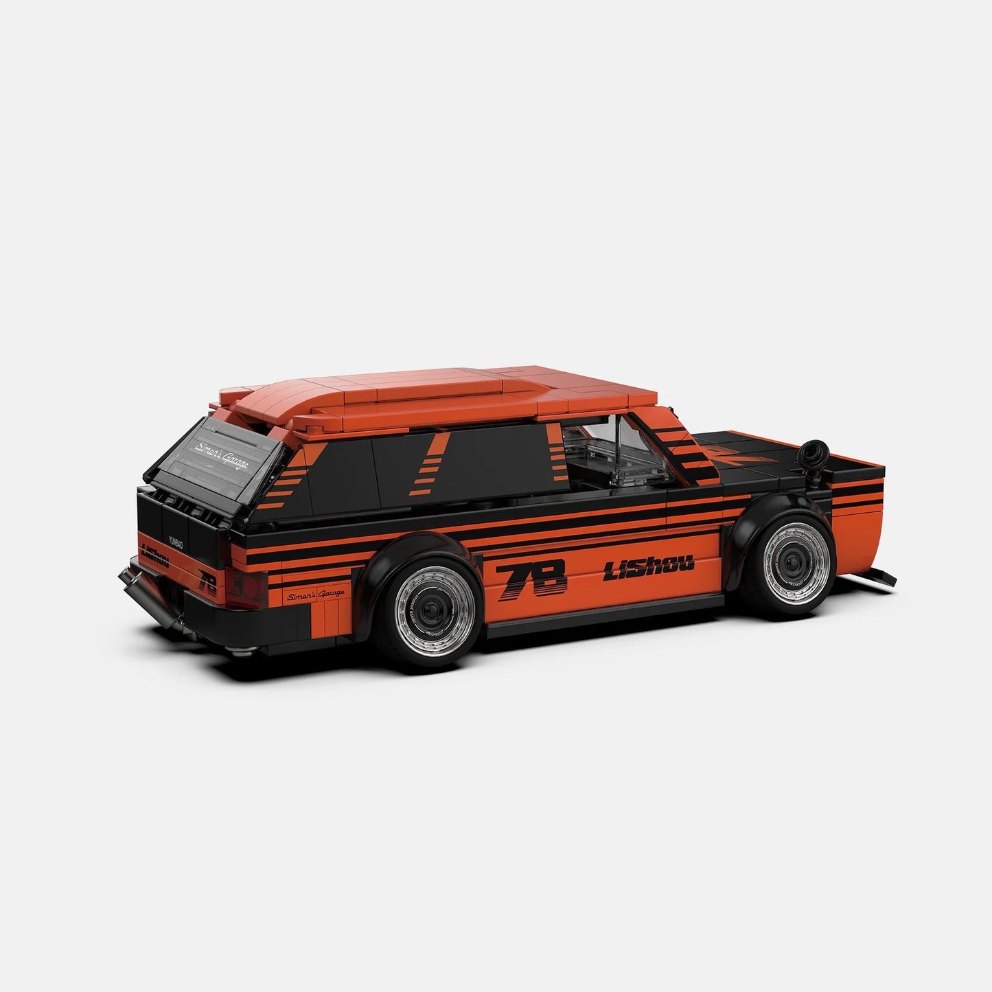 Siman's Garage 510 Wagon | Lego Compatible | Car Culture Building Kit