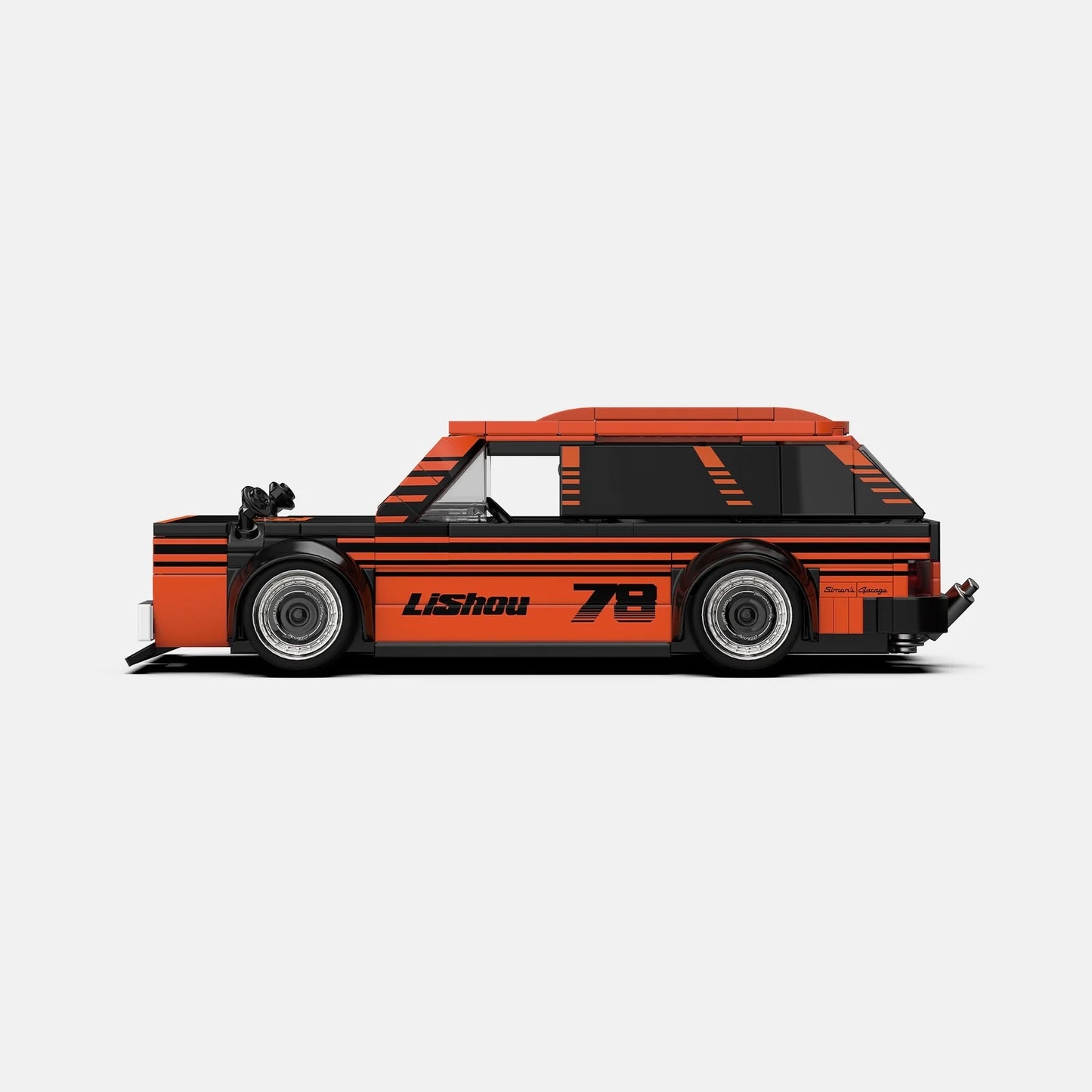 Siman's Garage 510 Wagon | Lego Compatible | Car Culture Building Kit