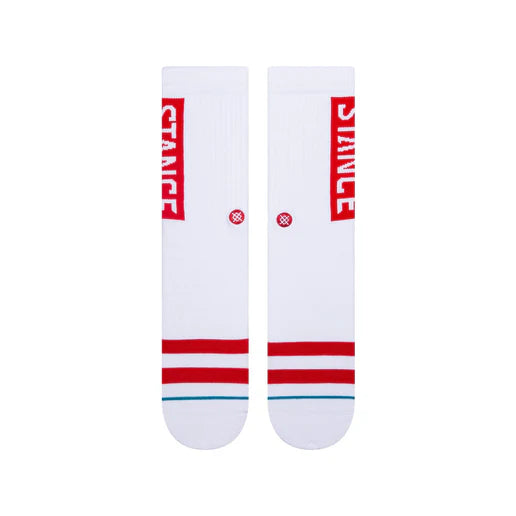 STANCE -OG CREW SOCK (RED)