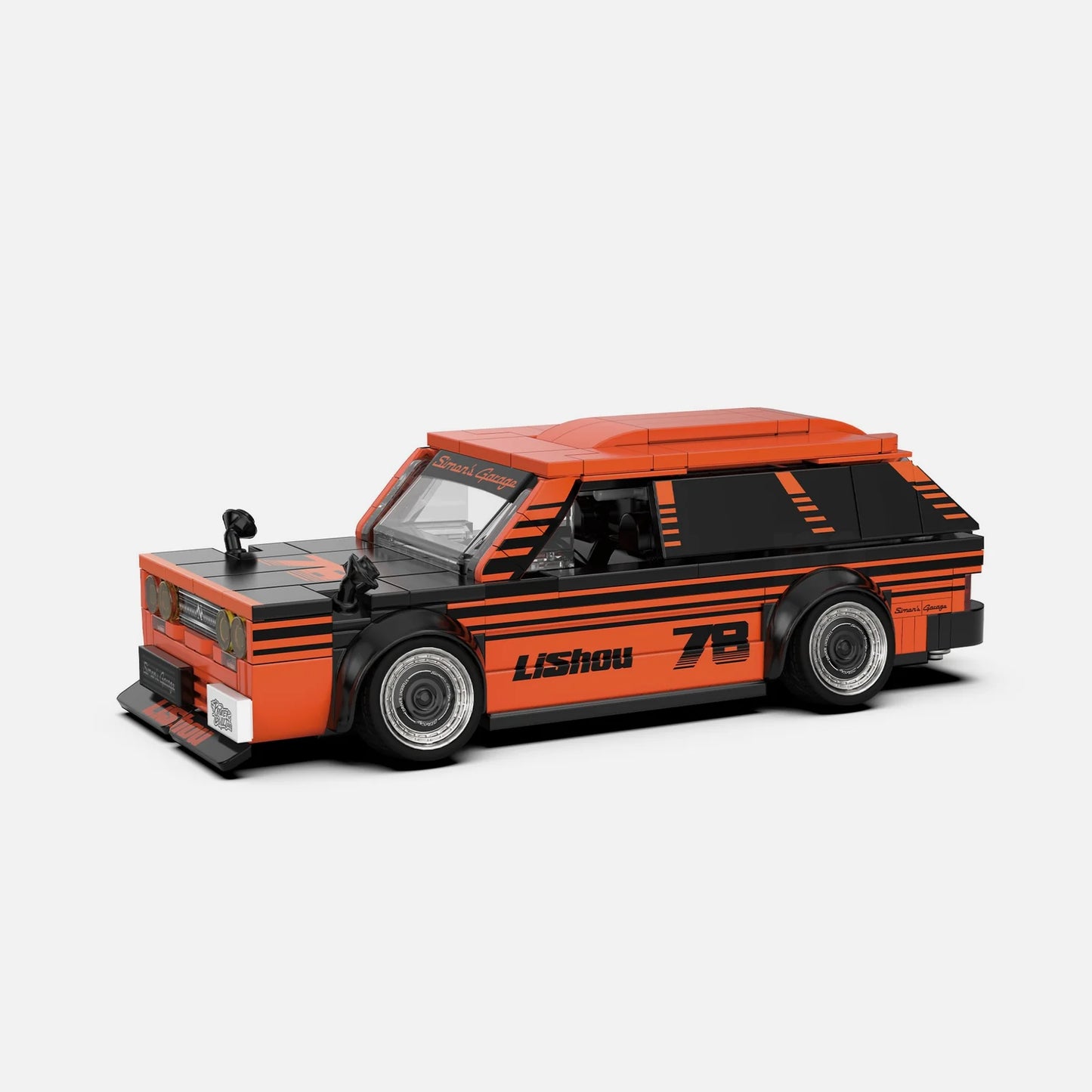 Siman's Garage 510 Wagon | Lego Compatible | Car Culture Building Kit