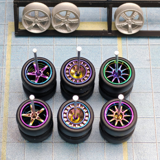 WAVEIST 1/64 Scale, Chameleon Series, Set of 4 Wheels