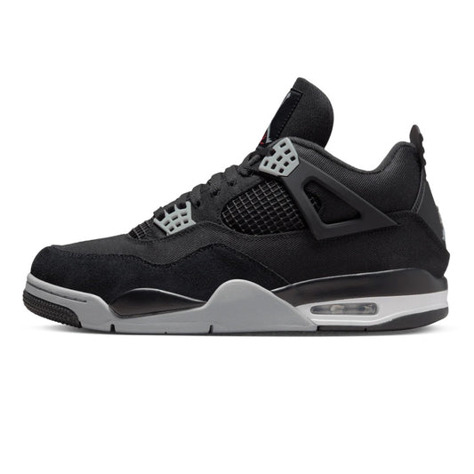 Air Jordan 4 Black Canvas