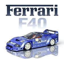 BLLAT Ferrari F40 | Lego Compatible | Car Culture Building Kit