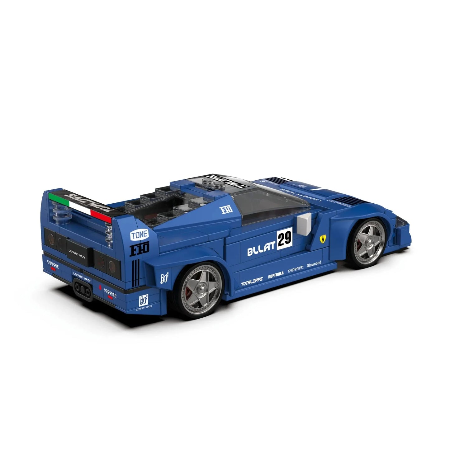 BLLAT Ferrari F40 | Lego Compatible | Car Culture Building Kit