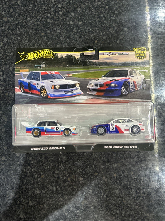 Hot Wheels Premium / Car Culture 2-pack - BMW 320 Group 5 + 2001 BMW M3 GTR