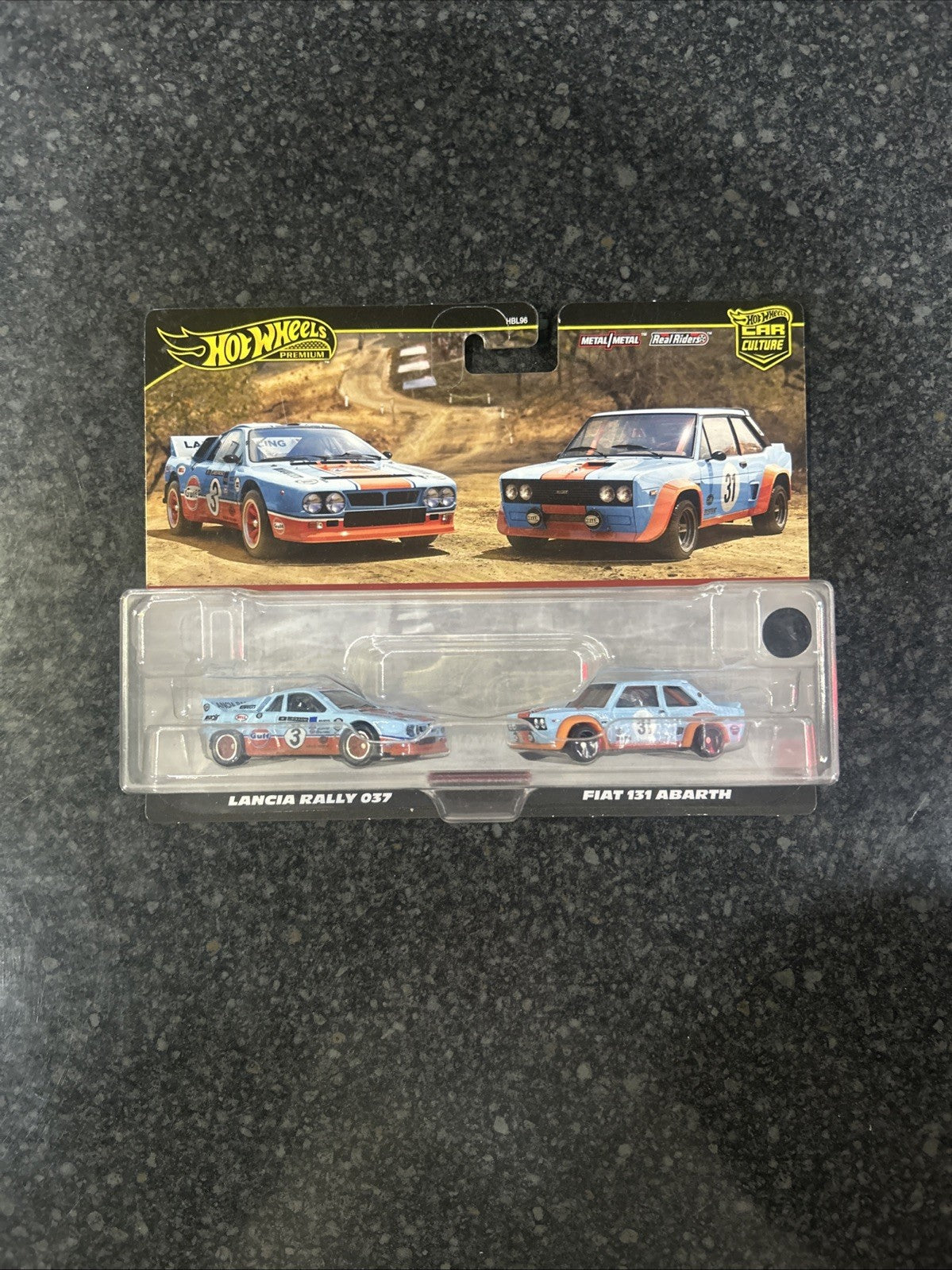 Hot Wheels Premium Car Culture Lancia Rally 037 and Fiat 131 Abarth 2 Car Set