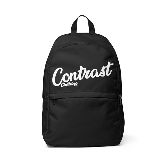 Contrast Clothing Worthing black backpack logo