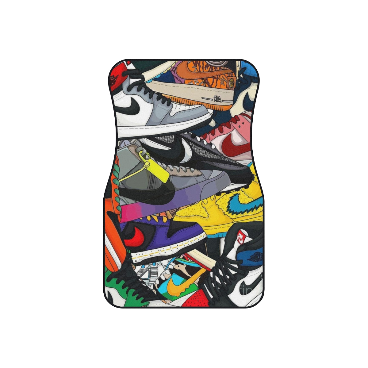 Contrast Clothing Worthing Nike sneaker car mats SNKR Head