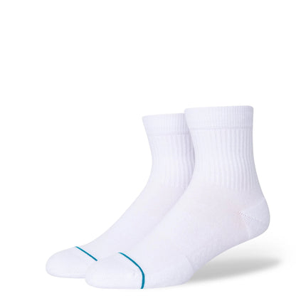 Contrast Clothing Worthing stance quarter sock white