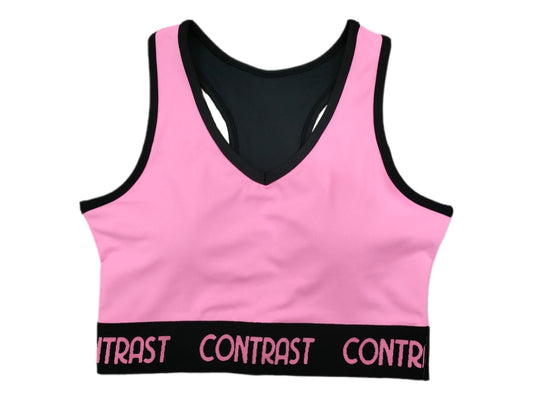 Contrast Clothing Worthing women's sports bra pink