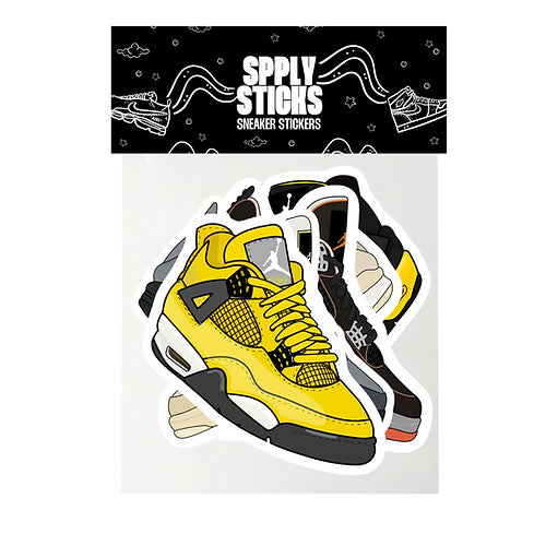 Spply Sticks - Jordan 4 Mixed Sticker Pack
