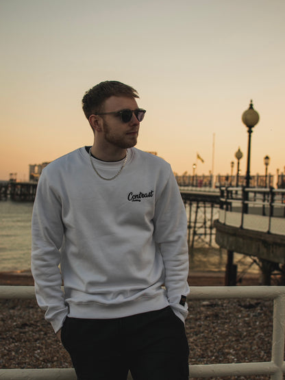 Relaxed Fit Sweatshirt - White